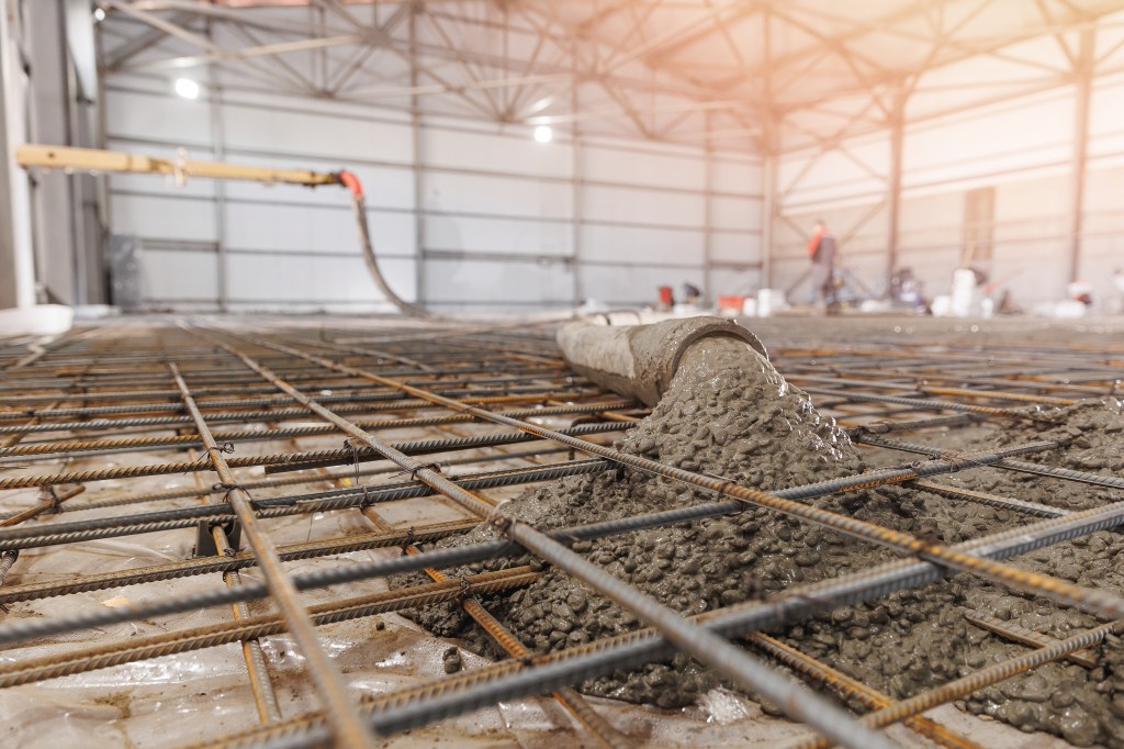 concrete pumping from a line pump in logan queensland